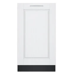 Lave-vaisselle Bosch, Encastré 18 Po Métal Acier Inoxydable Et Blanc