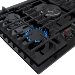 Surface De Cuisson Au Gaz De 30 Po Série 800 De Bosch, 5 Brûleurs, Porcelaine Noire 9 Surface De Cuisson Au Gaz De 30 Po Série 800 De Bosch, 5 Brûleurs, Porcelaine Noire -Outsunnies Boutique 30855327c L