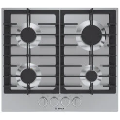 Surface De Cuisson Au Gaz Bosch 24 Po 4 Brûleurs Acier Inoxydable