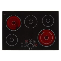 Surface De Cuisson à 5 éléments LG Avec Commandes SmoothTouch, 30 Po, Noire -Outsunnies Boutique 30895068b L