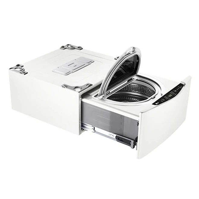 Laveuse-piédestal SideKick Par LG, Haute Efficacité, 1,1 Pi³, Blanc 3 Laveuse-piédestal SideKick Par LG, Haute Efficacité, 1,1 Pi³, Blanc