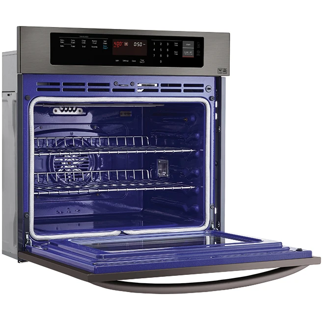 LG Four Mural à Convection Avec EasyClean(MD), 30po, Inox Noir 6 LG Four Mural à Convection Avec EasyClean(MD), 30po, Inox Noir – Image 4