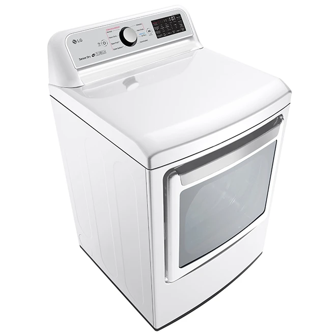 LG Sécheuse électrique Avec TurboSteam(MC), 7,3 Pi³, 27", Blanc 5 LG Sécheuse électrique Avec TurboSteam(MC), 7,3 Pi³, 27", Blanc – Image 3