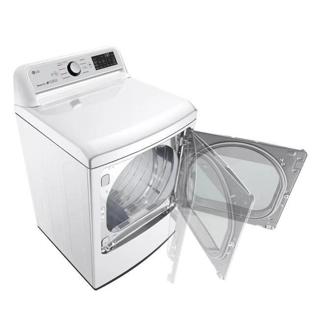 LG Sécheuse électrique Avec TurboSteam(MC), 7,3 Pi³, 27", Blanc 6 LG Sécheuse électrique Avec TurboSteam(MC), 7,3 Pi³, 27", Blanc – Image 4