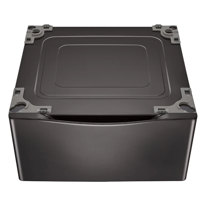 Piédestal Pour Laveuse LG 27 Po Avec Tiroir En Acier Noir 3 Piédestal Pour Laveuse LG 27 Po Avec Tiroir En Acier Noir