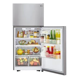Réfrigérateur à Congélateur En Haut LG à éclairage à DEL, 30 Po, 20 Pi³, Acier Inoxydable -Outsunnies Boutique 30895223e L