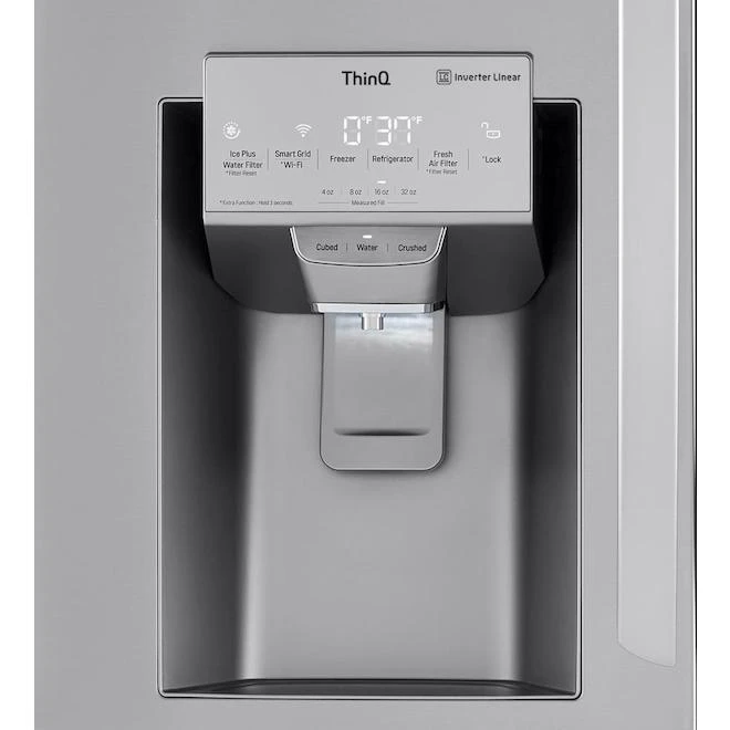 Réfrigérateur LG Avec Panneau InstaView Et Système Craft Ice, 36 Po, 29 Pi³, Acier Inoxydable 6 Réfrigérateur LG Avec Panneau InstaView Et Système Craft Ice, 36 Po, 29 Pi³, Acier Inoxydable – Image 4