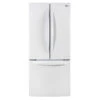 Réfrigérateur à Portes Françaises LG Avec SmartDiagnosis, 30 Po, 21,8 Pi³, Blanc