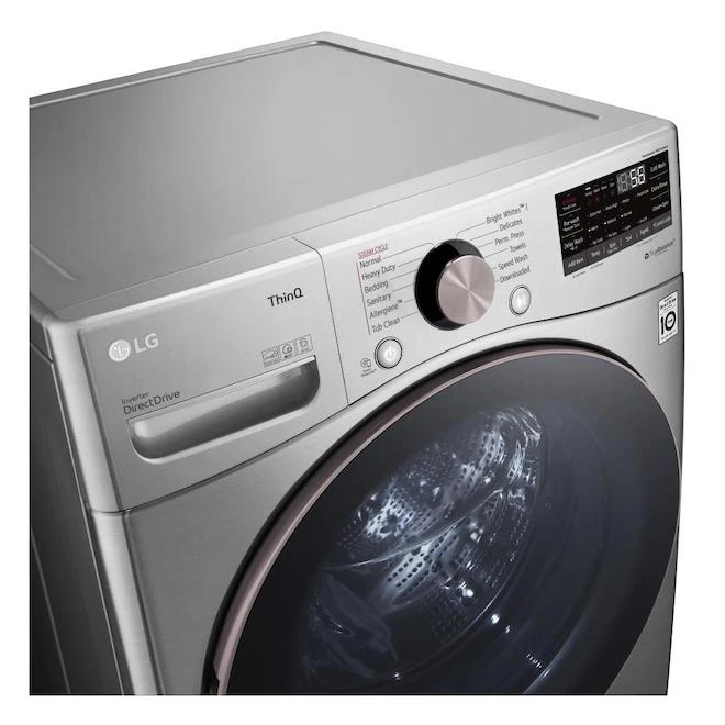 Laveuse à Chargement Frontal LG Graphite De 5,2 Pi³ Haute Efficacité Superposable Lavage IA, Certifiée Energy Star 5 Laveuse à Chargement Frontal LG Graphite De 5,2 Pi³ Haute Efficacité Superposable Lavage IA, Certifiée Energy Star – Image 3