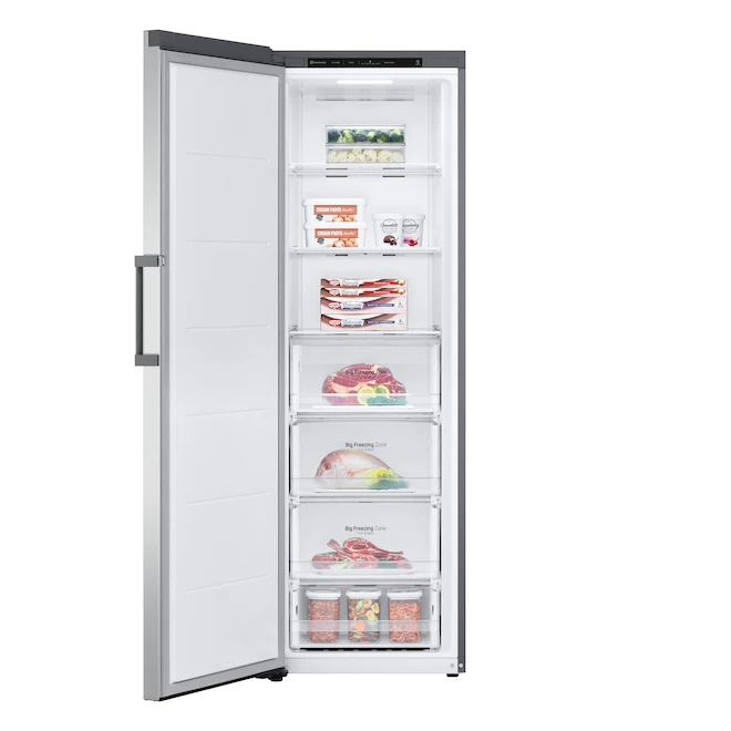 Congélateur Vertical De 24 Po Par LG, 11,4 Pi³, Argent Platine, Certifié Energy Star 6 Congélateur Vertical De 24 Po Par LG, 11,4 Pi³, Argent Platine, Certifié Energy Star – Image 4