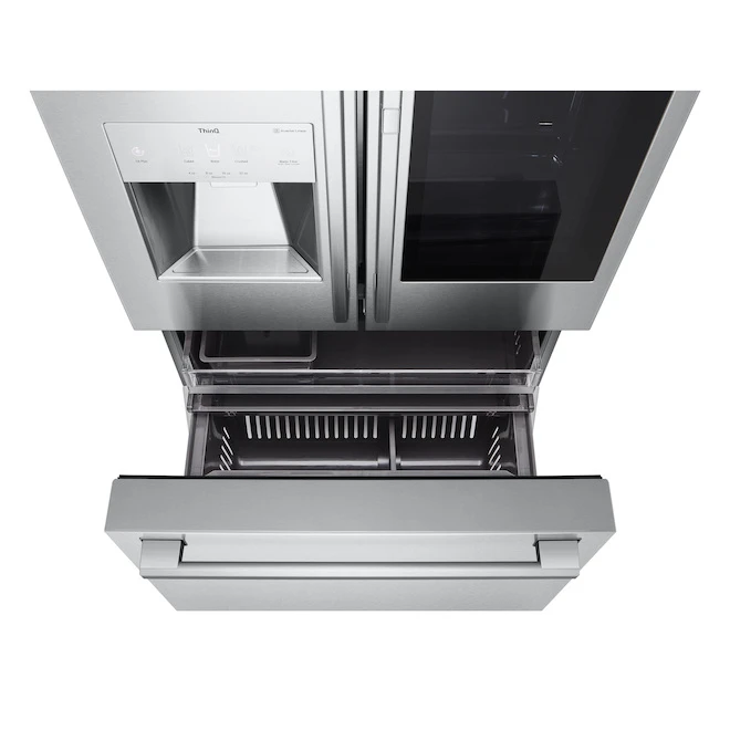 Réfrigérateur LG Studio à Profondeur Comptoir Avec Machine à Glaçons Double Et Porte Instaview, Energy Star, 23,5 Pi³ 6 Réfrigérateur LG Studio à Profondeur Comptoir Avec Machine à Glaçons Double Et Porte Instaview, Energy Star, 23,5 Pi³ – Image 4