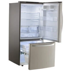 Réfrigérateur à Congélateur Inférieur à Profondeur Standard LG Certifié Energy Star, 22 Pi³, Acier Inoxydable -Outsunnies Boutique 30895330c L