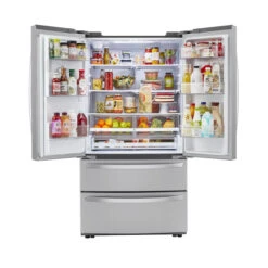 Réfrigérateur à Portes Françaises Et Double Congélateur De 36 Po LG, 22 Pi³, Acier Inoxydable, Distributeur D'eau/glace 9 Réfrigérateur à Portes Françaises Et Double Congélateur De 36 Po LG, 22 Pi³, Acier Inoxydable, Distributeur D'eau/glace -Outsunnies Boutique 30895332c L