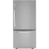 Réfrigerateur à Congélateur Inférieur De 33 Po Par LG, 25,5 Pi³, Acier Inoxydable -Outsunnies Boutique 30895334 L