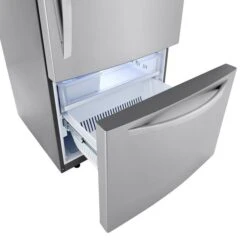 Réfrigerateur à Congélateur Inférieur De 33 Po Par LG, 25,5 Pi³, Acier Inoxydable -Outsunnies Boutique 30895334e L