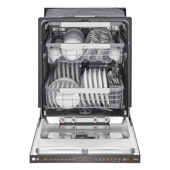 Lave-vaisselle Encastré 24 Po En Acier Inoxydable Noir LG, QuadWash Pro, Technologie TrueSteam Et Dynamic Dry 6 Lave-vaisselle Encastré 24 Po En Acier Inoxydable Noir LG, QuadWash Pro, Technologie TrueSteam Et Dynamic Dry – Image 4