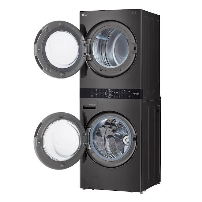 Ensemble Laveuse 5,2 Pi³ Et Sécheuse Gaz 7,4 Pi³ WashTower à Chargement Frontal LG, Centre De Commandes Central 4 Ensemble Laveuse 5,2 Pi³ Et Sécheuse Gaz 7,4 Pi³ WashTower à Chargement Frontal LG, Centre De Commandes Central – Image 2