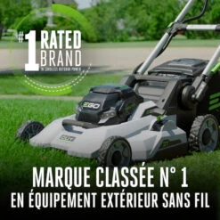 Tondeuse à Gazon électrique EGO Power+ De 56 V, Moteur Sans Balais, 21 Po (batterie Et Chargeur Inclus) -Outsunnies Boutique 32165026e L