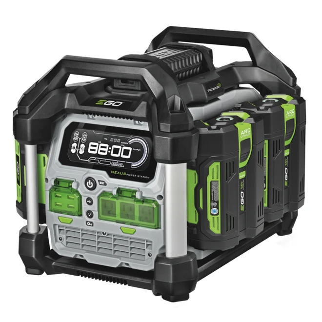 Station D'alimentation EGO Power+ Nexus Avec Batteries G3 De 5,0 A, 3000 W (batterie Et Chargeur Inclus) 3 Station D'alimentation EGO Power+ Nexus Avec Batteries G3 De 5,0 A, 3000 W (batterie Et Chargeur Inclus)