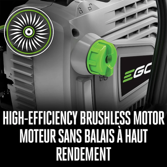 Ensemble De Scie à Chaîne Sans-fil EGO Power+ 56 V De 16 Po, Moteur Sans Balais (batterie Et Chargeur Inclus) 7 Ensemble De Scie à Chaîne Sans-fil EGO Power+ 56 V De 16 Po, Moteur Sans Balais (batterie Et Chargeur Inclus) – Image 5