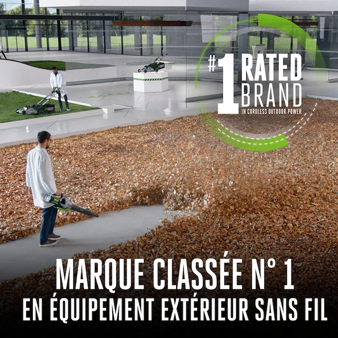 Souffleur à Feuilles Sans-fil Et Sans Balai De 650 Pcm EGO POWER+, Comprend Chargeur Et Batterie 56 V 4,0 Ah 6 Souffleur à Feuilles Sans-fil Et Sans Balai De 650 Pcm EGO POWER+, Comprend Chargeur Et Batterie 56 V 4,0 Ah – Image 4