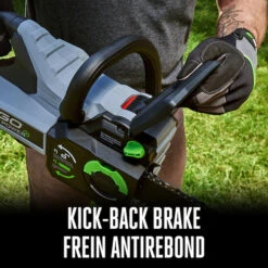 Scie à Chaîne De 16 Po Sans-fil Et Sans Balai EGO POWER+, 40 Cm³, Comprend Chargeur Et Batterie 56 V 4,0 Ah 11 Scie à Chaîne De 16 Po Sans-fil Et Sans Balai EGO POWER+, 40 Cm³, Comprend Chargeur Et Batterie 56 V 4,0 Ah -Outsunnies Boutique 32165190e L