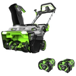Ensemble Souffleuse à Neige 21 Po 56V Monophasé Propulsée Par Tarière EGO POWER+, 2 Batteries 7,5 Ah Et Chargeur Inclus