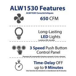 Hotte Murale Avec Filtre à Chicanes, 480 PCM, 30" 10 Hotte Murale Avec Filtre à Chicanes, 480 PCM, 30" -Outsunnies Boutique 330008669 AlternateImage3 l