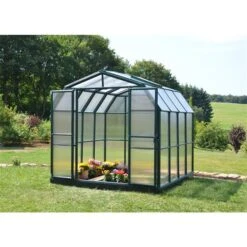 Serre Prestige, 8 ' X 8 ', Vert 9 Serre Prestige, 8 ' X 8 ', Vert -Outsunnies Boutique 330010226 AlternateImage3 l