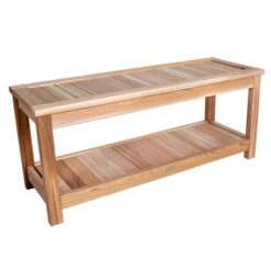 Banc Pour Le Sauna All Things Cedar De Luxe, 44"x16"x19"