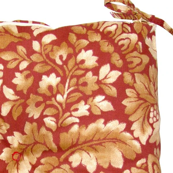 Coussin D'assise Réversible Pour Le Patio, Rayé Brun, 19" 6 Coussin D'assise Réversible Pour Le Patio, Rayé Brun, 19" – Image 4