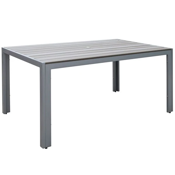 Ensemble Repas Gallant Pour La Terrasse, Gris, 5 Pièces De CorLiving 5 Ensemble Repas Gallant Pour La Terrasse, Gris, 5 Pièces De CorLiving – Image 3
