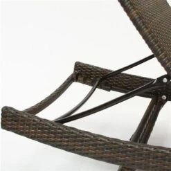 Chaise Longue Home Decor En Osier Pour L'extérieur, Brun -Outsunnies Boutique 330595259 AlternateImage3 l