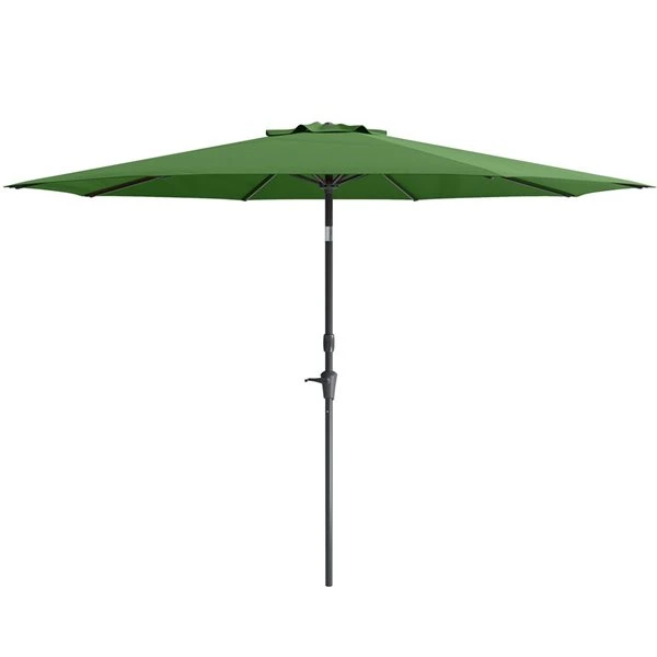 CorLiving Parasol De Patio Inclinable De 10 Pieds Résistant Aux UV Et Au Vent En Vert Forêt 5 CorLiving Parasol De Patio Inclinable De 10 Pieds Résistant Aux UV Et Au Vent En Vert Forêt – Image 3