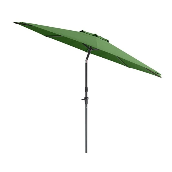 CorLiving Parasol De Patio Inclinable De 10 Pieds Résistant Aux UV Et Au Vent En Vert Forêt 3 CorLiving Parasol De Patio Inclinable De 10 Pieds Résistant Aux UV Et Au Vent En Vert Forêt