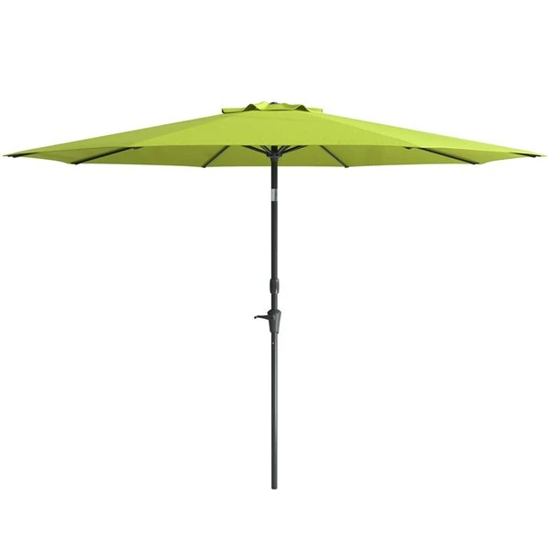 CorLiving Parasol De Patio Inclinable De 10 Pieds Résistant Aux UV Et Au Vent En Vert Citron 5 CorLiving Parasol De Patio Inclinable De 10 Pieds Résistant Aux UV Et Au Vent En Vert Citron – Image 3