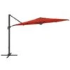 CorLiving Parasol De Patio Inclinable Et Rotatif De Luxe Résistant Aux UV De 11,5 Pieds En Rouge Cramoisi -Outsunnies Boutique 330608023 MainImage 001 l