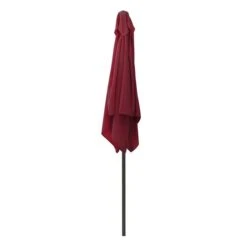 CorLiving Parasol De Patio Inclinable Carré De 9 Pieds En Rouge Vin -Outsunnies Boutique 330608050 AlternateImage4 l
