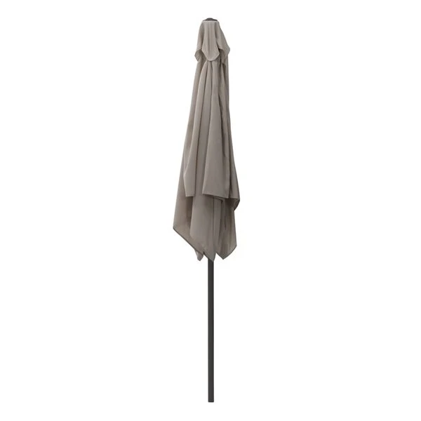 CorLiving Parasol De Patio Inclinable Carré De 9 Pieds En Gris Sable 7 CorLiving Parasol De Patio Inclinable Carré De 9 Pieds En Gris Sable – Image 5