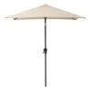 CorLiving Parasol Carré Inclinable De 9 Pieds En Blanc Chaud -Outsunnies Boutique 330608057 MainImage 001 l