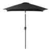 CorLiving Parasol De Patio Inclinable Carré De 9 Pieds En Noir 1 CorLiving Parasol De Patio Inclinable Carré De 9 Pieds En Noir -Outsunnies Boutique 330608059 MainImage 001 l