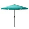 CorLiving Parasol De Patio Inclinable De 10 Pieds En Bleu Turquoise -Outsunnies Boutique 330608062 MainImage 001 l