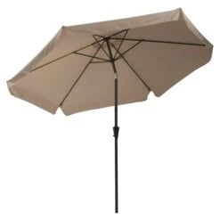 CorLiving Parasol De Patio Inclinable De 10 Pieds En Brun Sable -Outsunnies Boutique 330608065 AlternateImage3 l