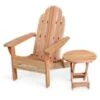 Ensemble Chaise Adirondack Et Table Pliante, 2 Mcx