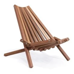 Chaise Pour Le Patio Fait De Bâton De Cèdre, Naturel