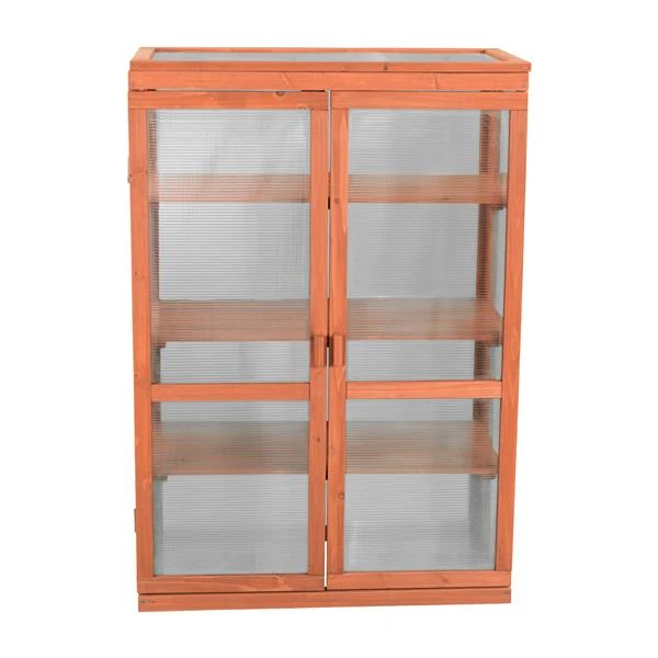 Mini Serre, Bois Et Acrylique, 16" X 30" X 43" 6 Mini Serre, Bois Et Acrylique, 16" X 30" X 43" – Image 4