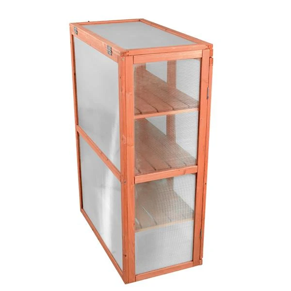 Mini Serre, Bois Et Acrylique, 16" X 30" X 43" 7 Mini Serre, Bois Et Acrylique, 16" X 30" X 43" – Image 5