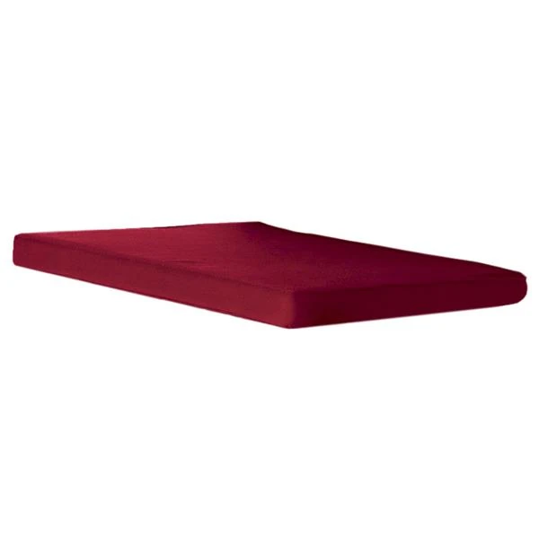 Table Extensible Et 6 Chaises En Teck, Coussin Rouge 4 Table Extensible Et 6 Chaises En Teck, Coussin Rouge – Image 2
