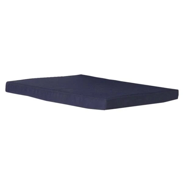 Table Extensible Et 6 Chaises En Teck, Coussin Bleu 4 Table Extensible Et 6 Chaises En Teck, Coussin Bleu – Image 2