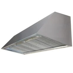 Turin Hotte Murale Volcano En Acier Inoxydable 60-po